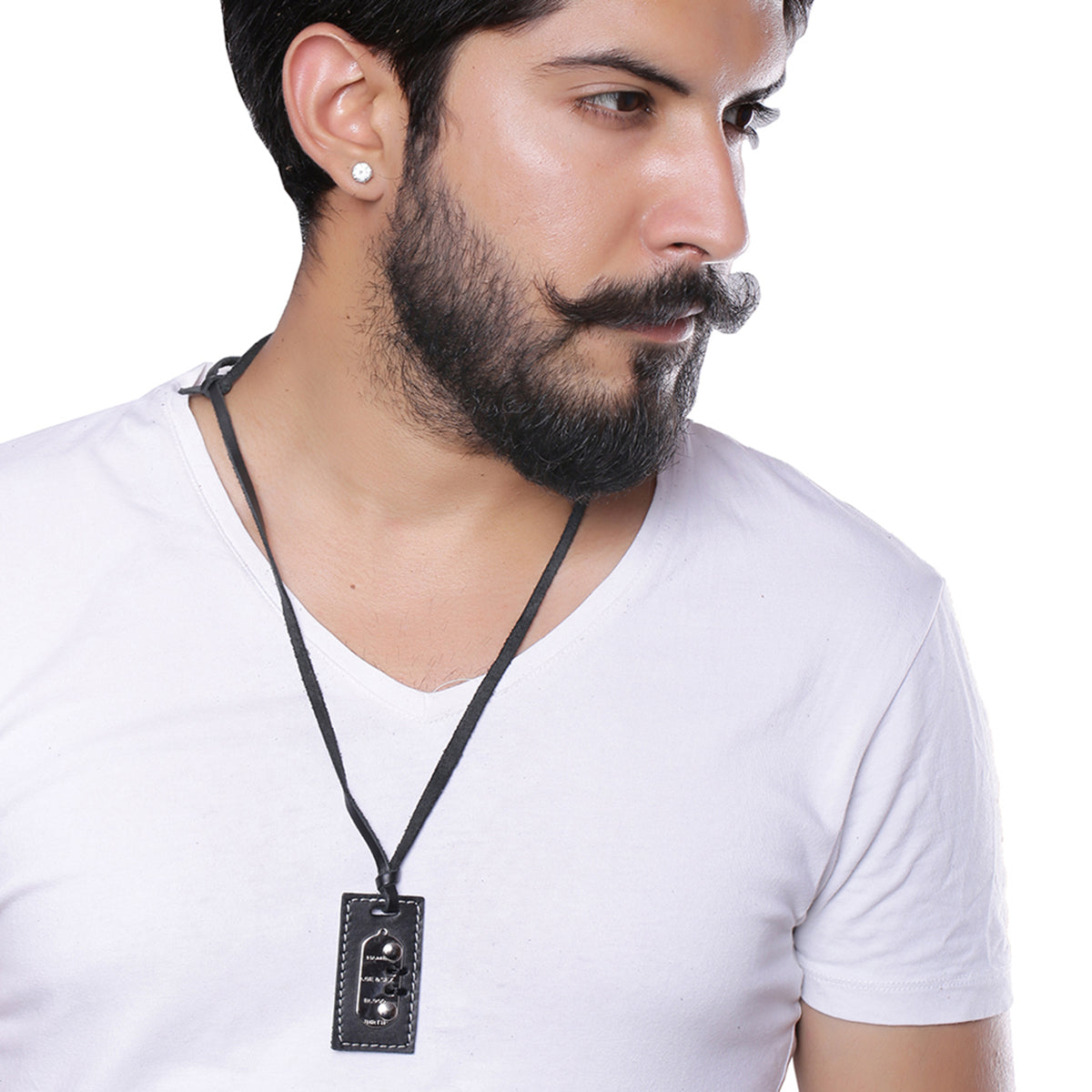 Leather Necklace Black With Plain Clasp – Trollbeads India